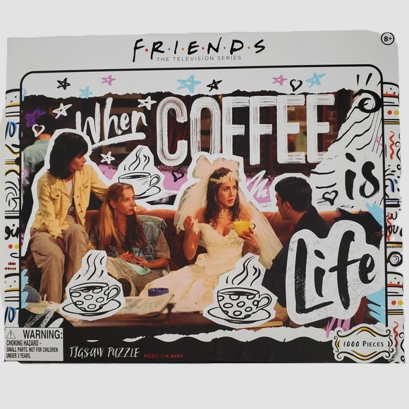 Paladone Other - Paladone Friends TV Show 1000 Piece Puzzle When Coffee Is Life Central Perk